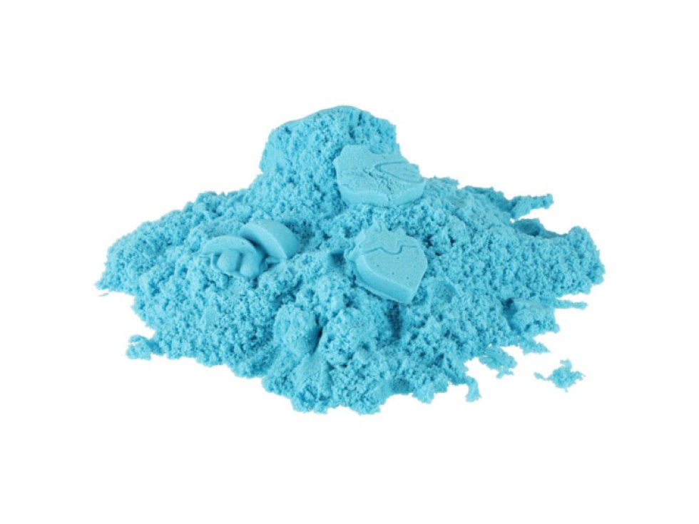Kinetický písek 1 kg v sáčku modrý