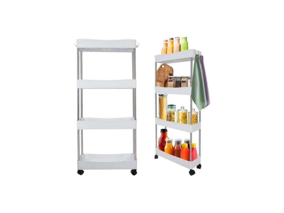 Kuchyňská/koupelnová police na kolečkách Ruhhy 24291