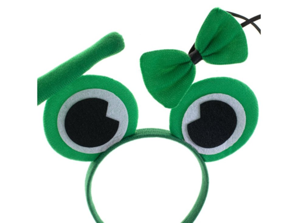 Kostým čelenka motýlek ocas sada žába