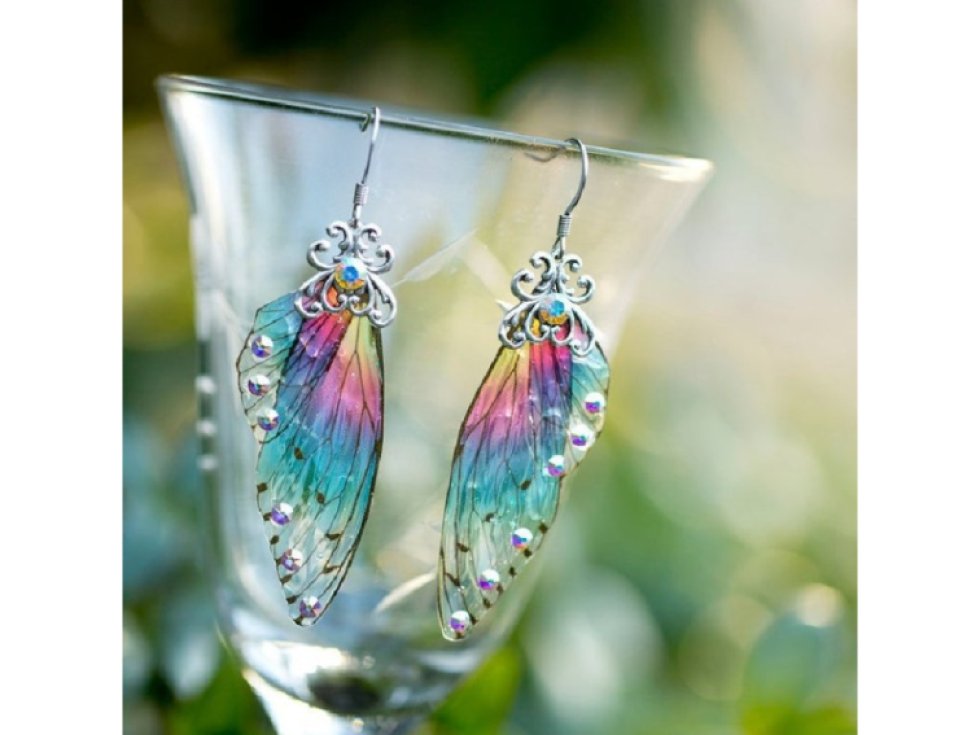 Náušnice Motýlí křídla