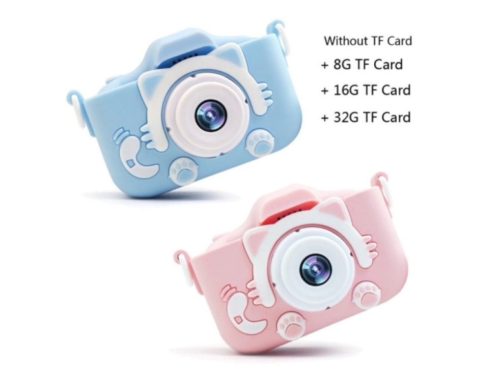 Dětský fotoaparát růžový x5 kitty