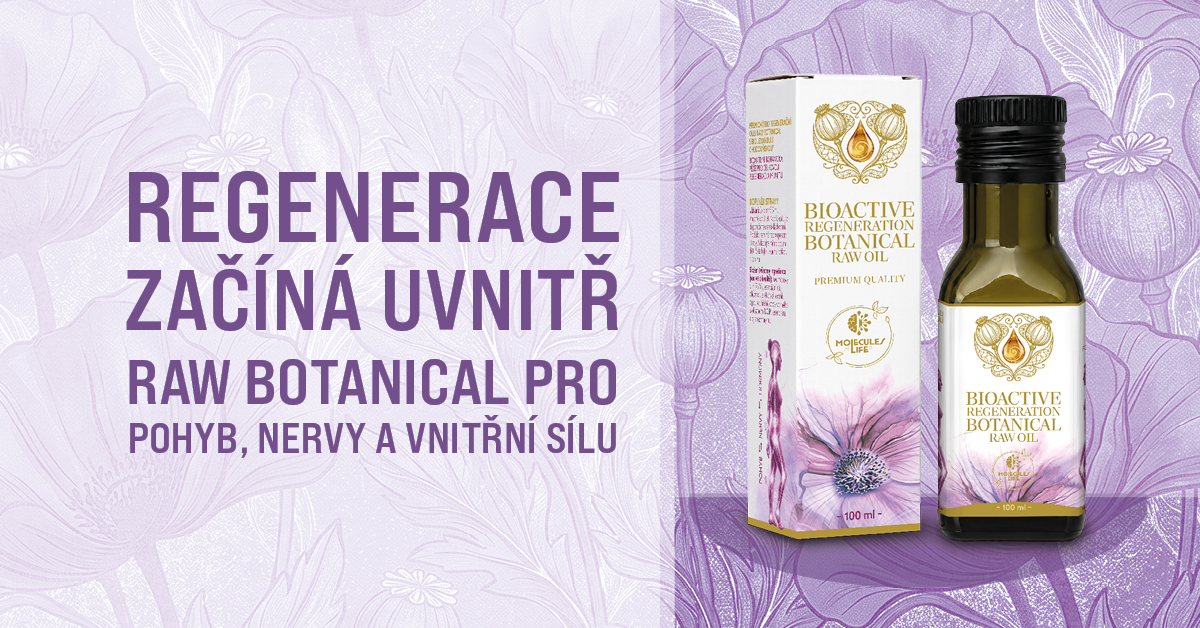 Bioactive Regeneration Botanical RAW oil s Levandulí Chodouňskou