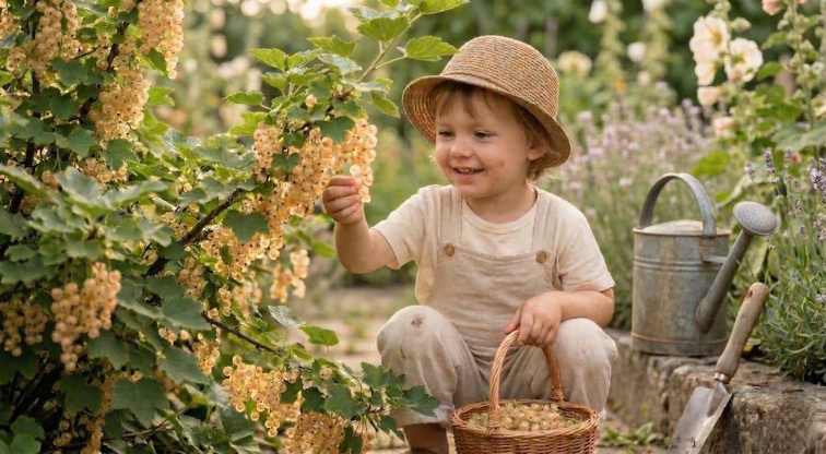 BIO Rybíz bílý - Ribes rubrum 'Weiße Versailler', SAZENICE