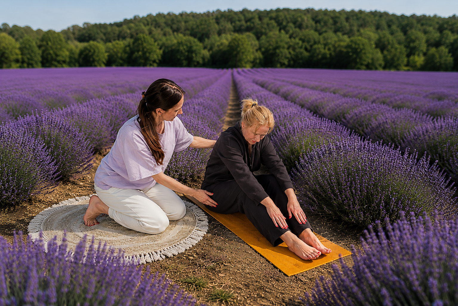 Jemné cvičení s aromaterapií