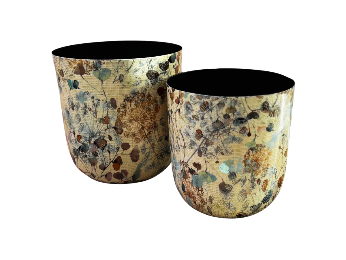 Dekorativní váza - sada 2 ks - krvětinová