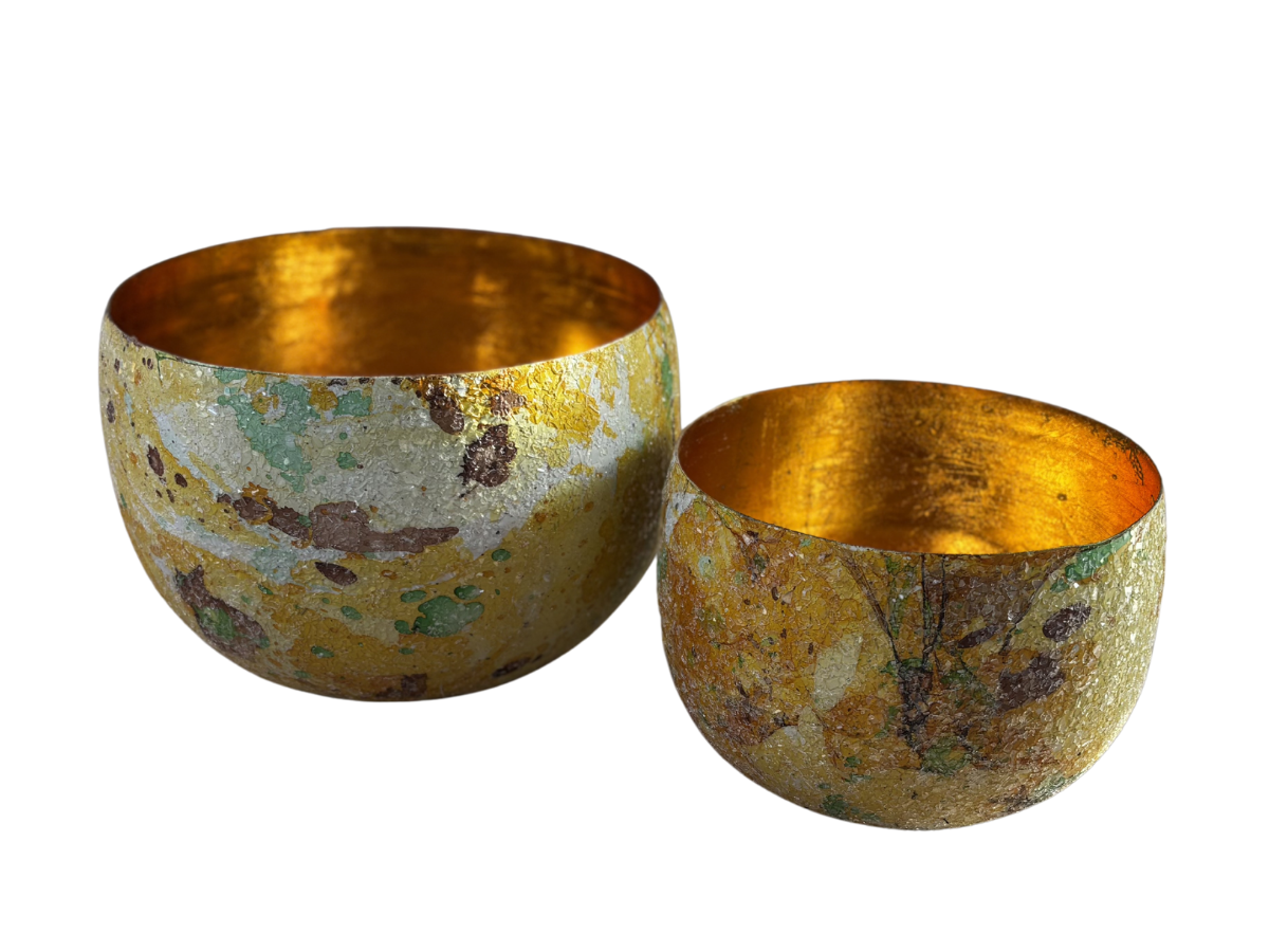 Dekorativní miska - sada - 2 ks - barevná