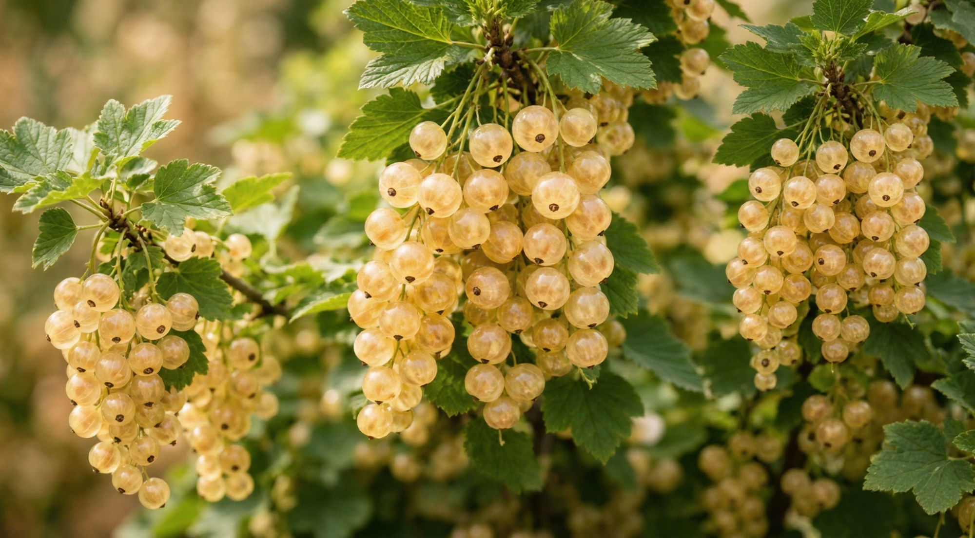 BIO Rybíz bílý - Ribes rubrum 'Weiße Versailler', SAZENICE