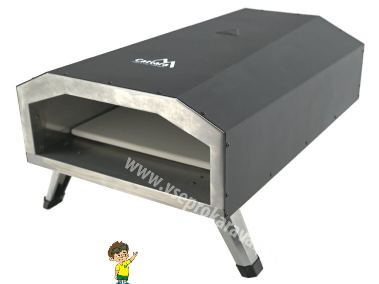 Plynová pec na pizzu Margherita s regulátorem