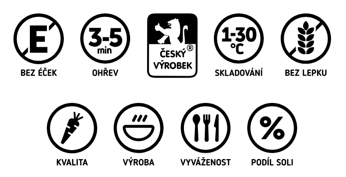 Rajská s hovězím masem (2 porce 600g)