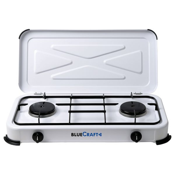 Kempingový vařič Bluecraft, 2 x hořák bez pojistky