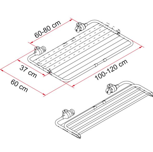 Sušák na oblečení Easy Dry, Fiamma
