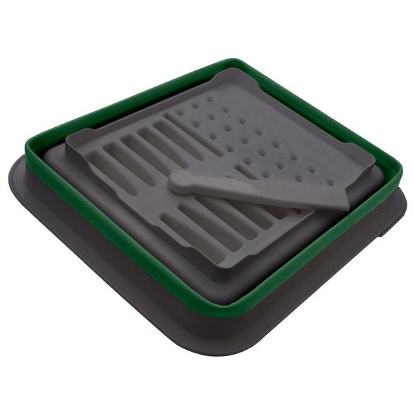 Silikonový odkapávač nádobí s odtokovou hubicí, EuroTrail