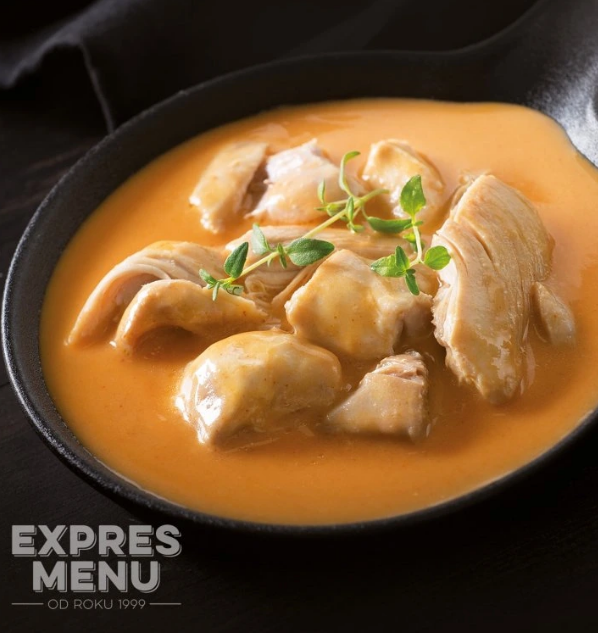 Kuře na paprice (2 porce 600g)