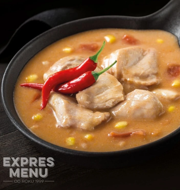 Kuře po mexicku (1 porce 300g)