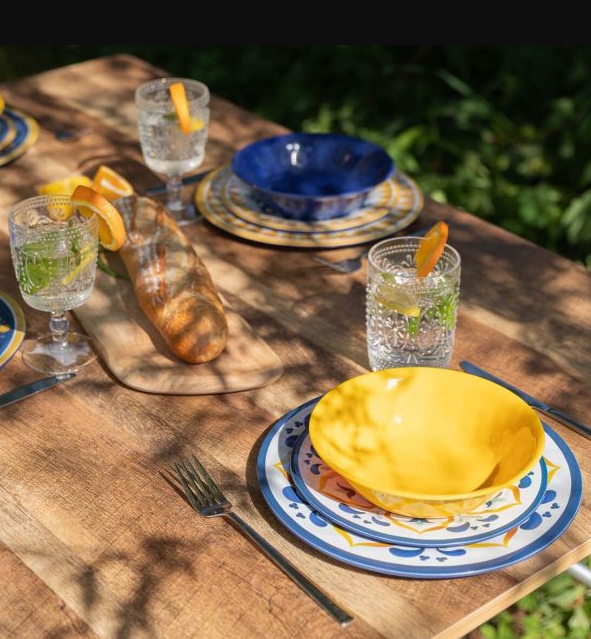 16dílná melaminová sada Sicilian, Bo-Camp