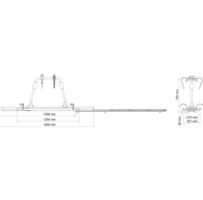 Nosič kol Carry-Bike Garage Slide Deluxe