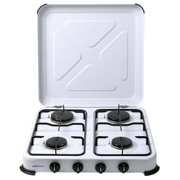 Plynový vařič Bluecraft, 4 x hořák s pojistkou