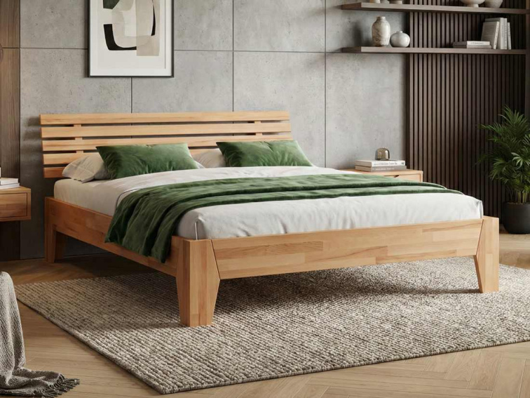 Postel z masivu buk Bigoli - 180x200