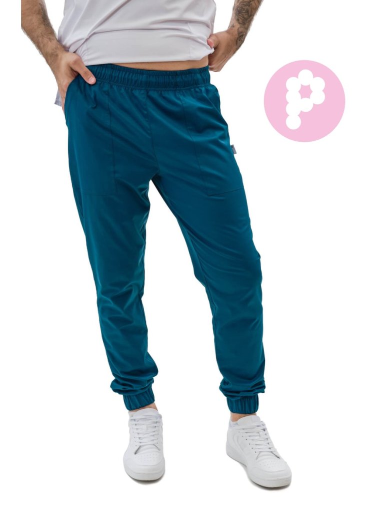 Zdravotnické kalhoty MAX SATTÉ Petrol