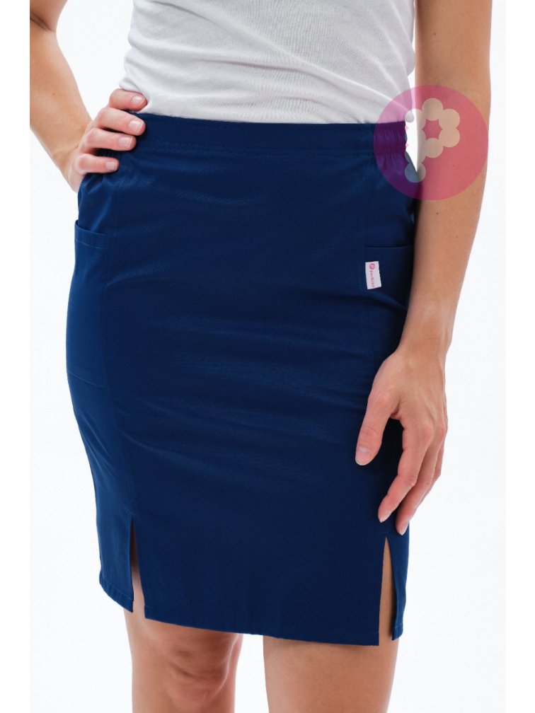 Zdravotnícka sukně DORA Navy modrá