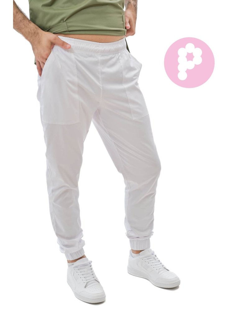 Zdravotnické kalhoty MAX SATTÉ Bílá