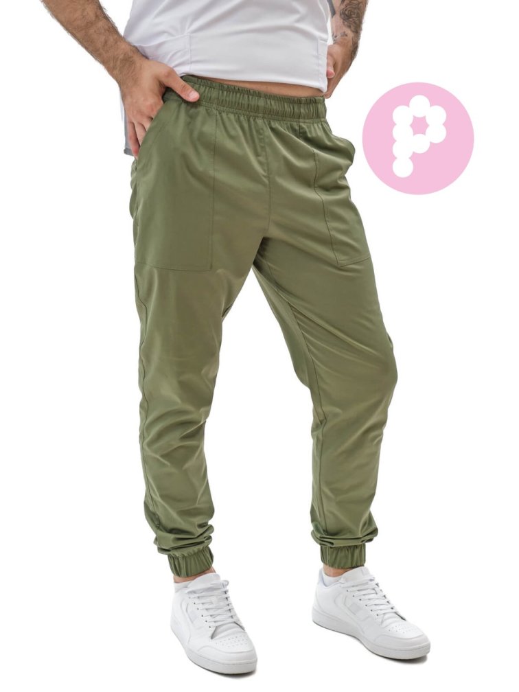 Zdravotnické kalhoty MAX SATTÉ Oliva