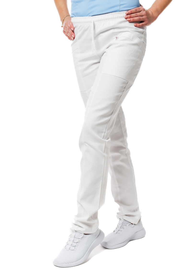 Zdravotnické kalhoty SISI bílá (100%Ba 90°C)