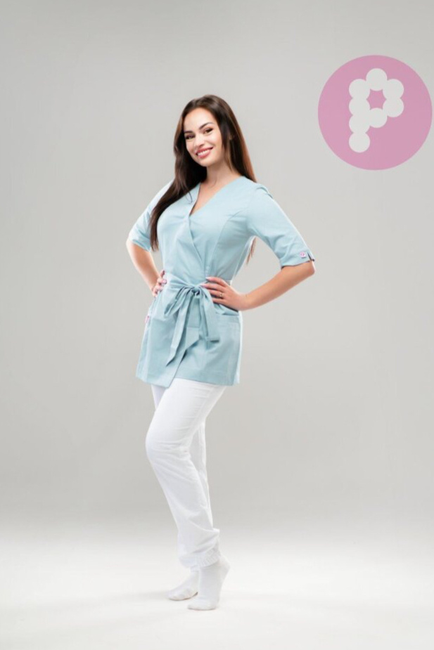 Zavinovací halenka IZABEL Blank Blue