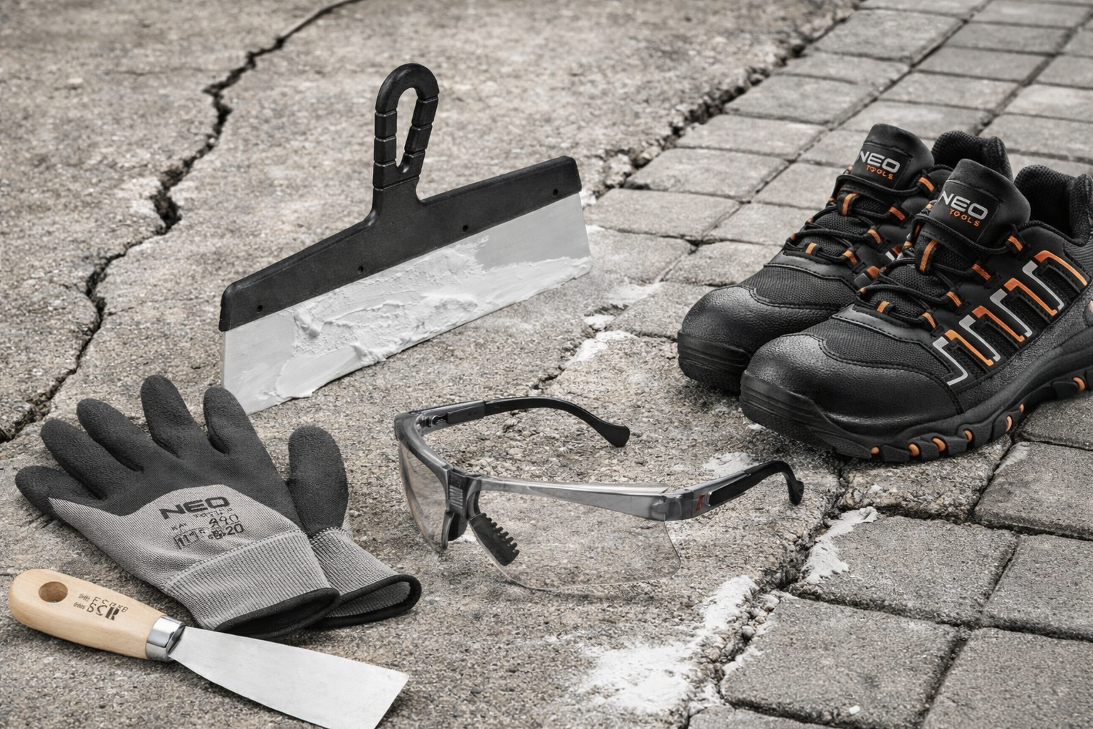 Jak opravit praskliny v betonu a dlažbě po zimě