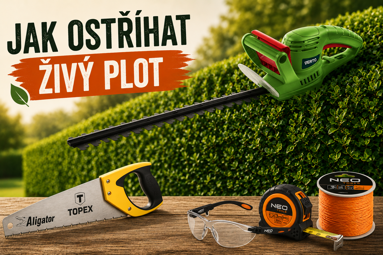 Jak ostříhat živý plot