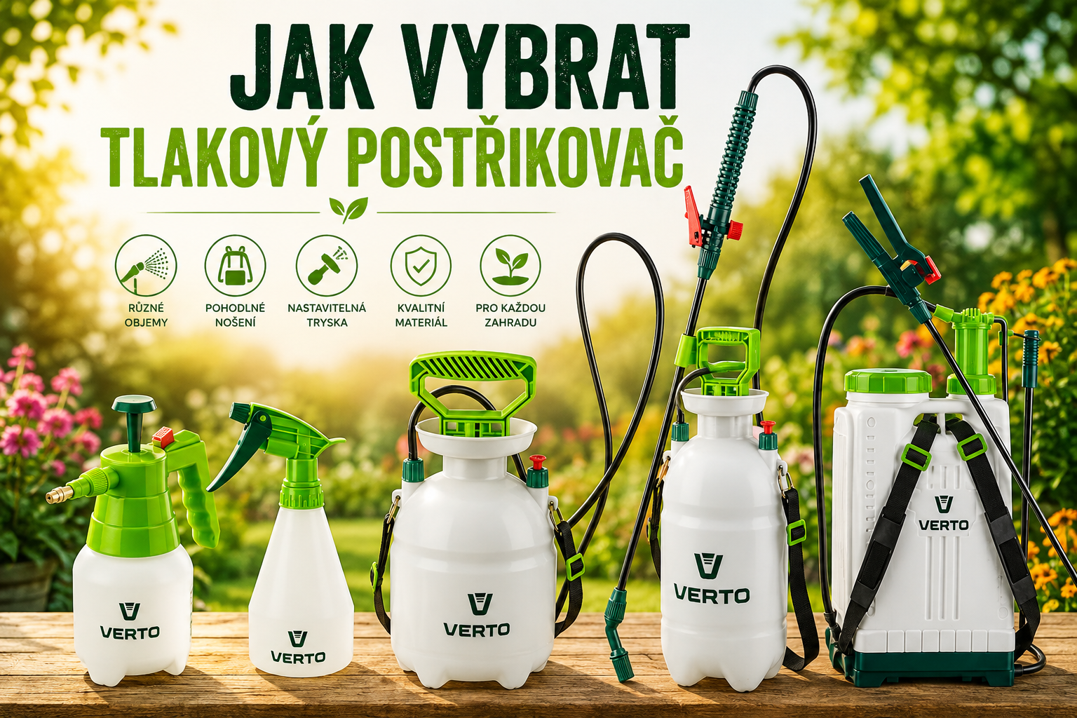 Jak vybrat tlakový postřikovač