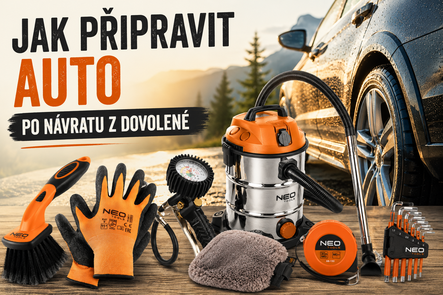 Jak připravit auto po návratu z dovolené