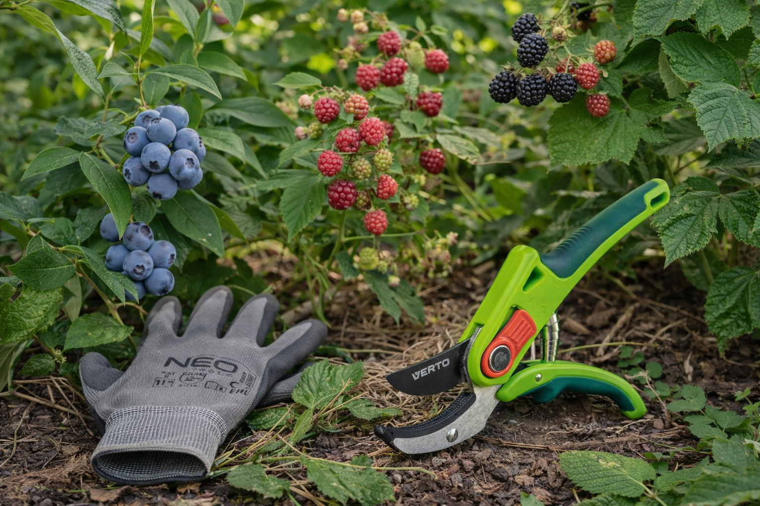 Jak správný řez ovlivňuje úrodu borůvek, malin a ostružin