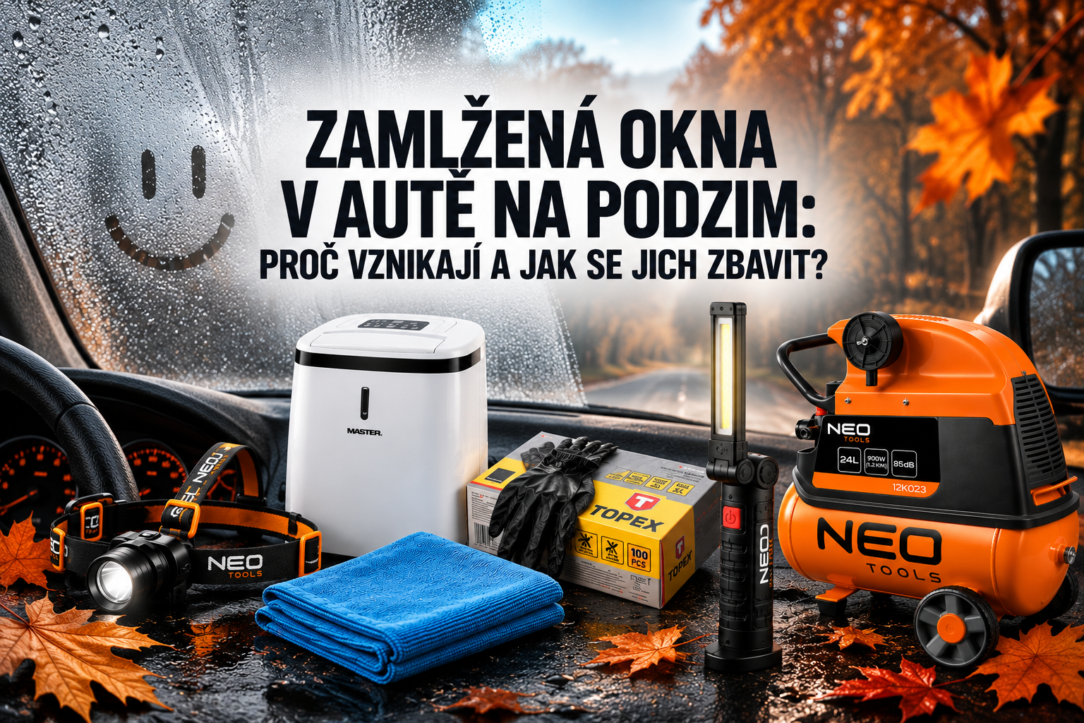 Zamlžená okna v autě na podzim: Proč vznikají a jak se jich zbavit?