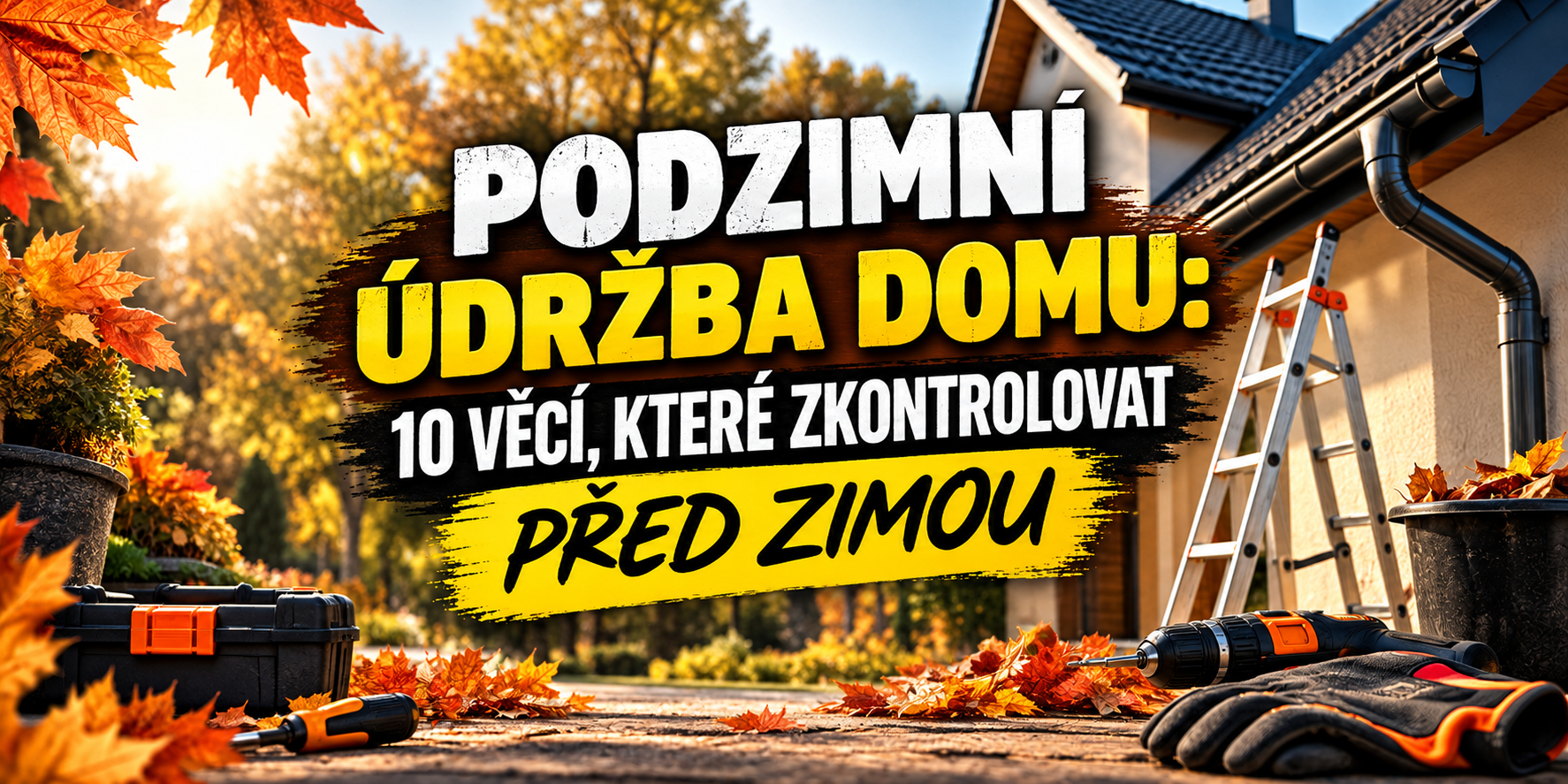 Podzimní údržba domu: 10 věcí, které zkontrolovat před zimou