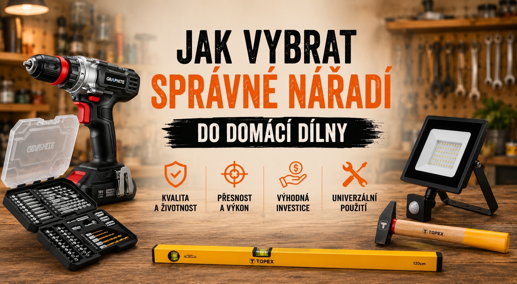 Jak vybrat správné nářadí do domácí dílny