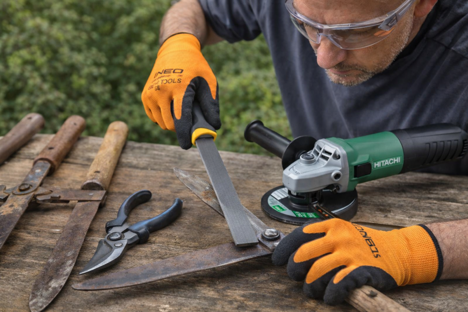 Jak správně nabrousit zahradní nářadí před sezónou