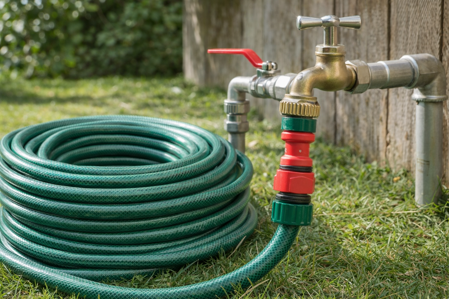 Jak připravit zahradní hadici, kohoutky a rozvody vody po zimě