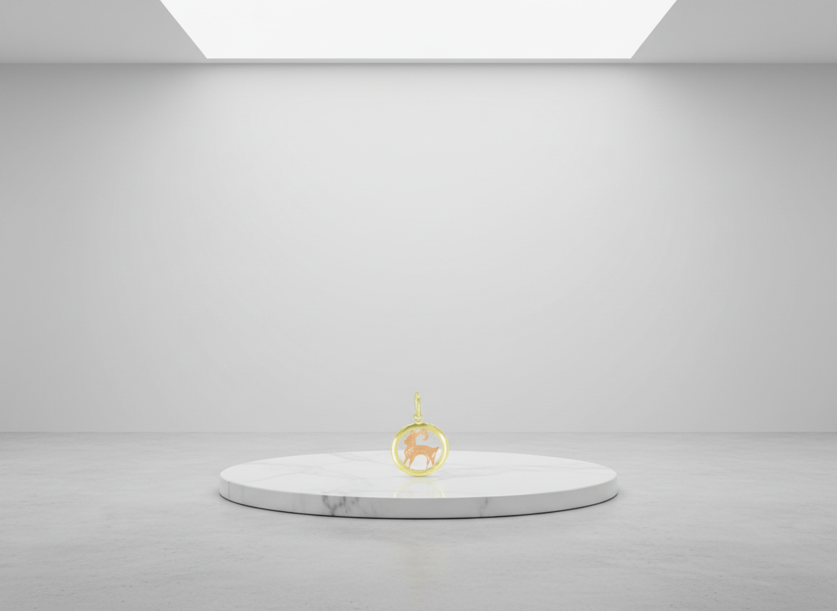 3817 Zlatý přívěsek znamení zvěrokruhu Kozoroh 0,60g