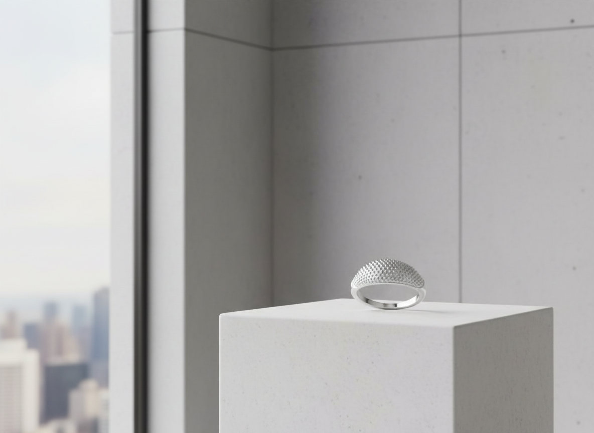 4774 MINET Elegantní stříbrný prsten