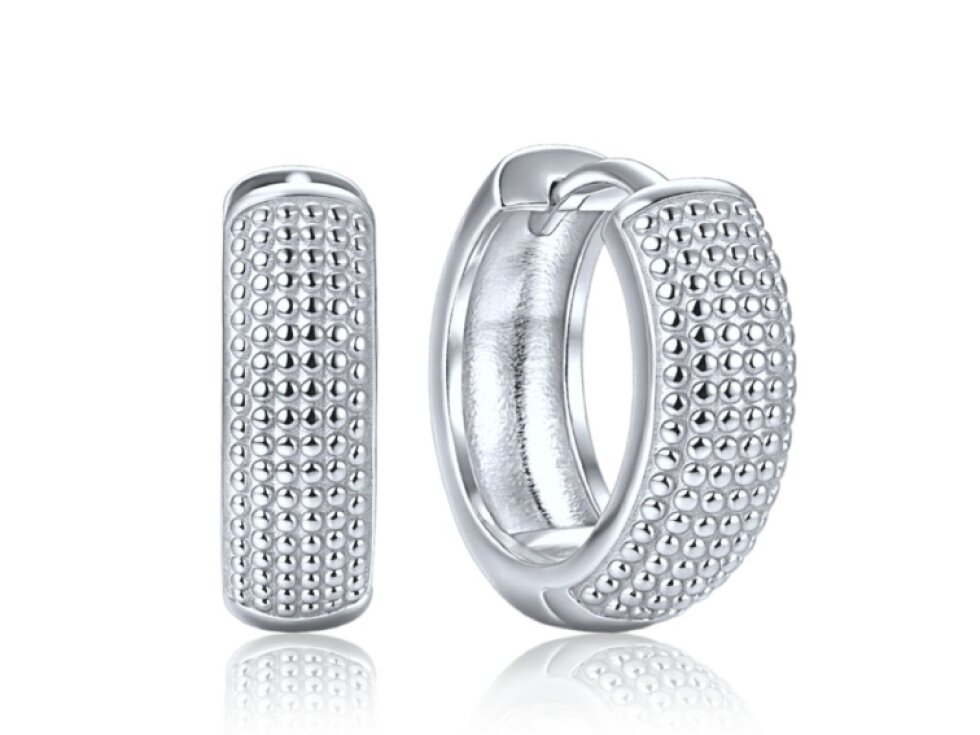 4723 MINET Elegantní stříbrné náušnice