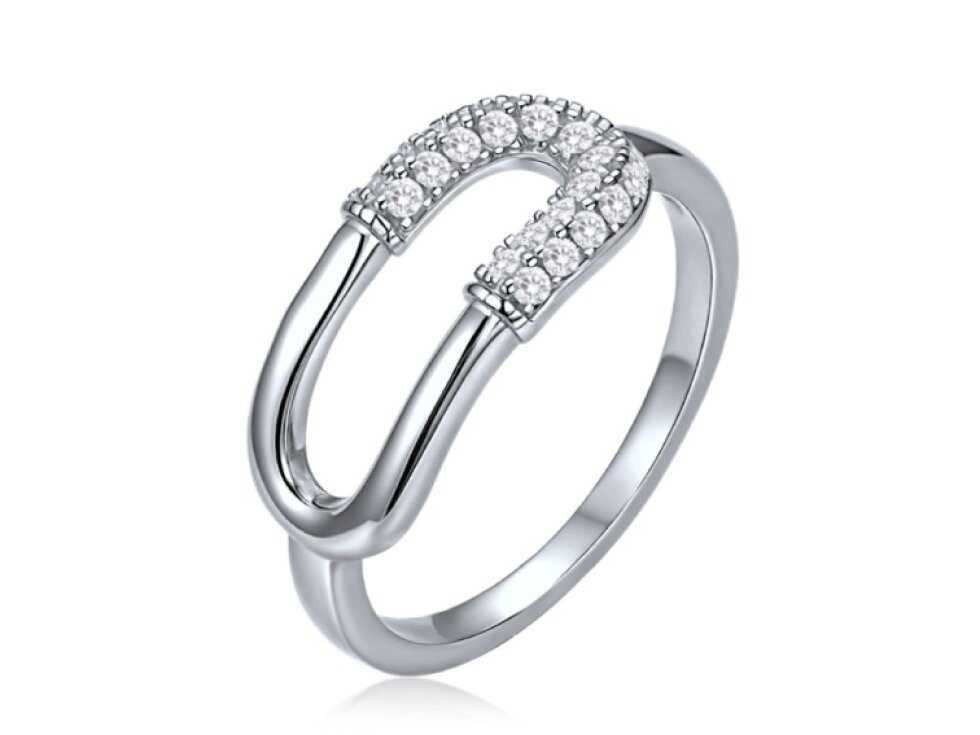 4719 MINET Luxusní stříbrný prsten se zirkonem