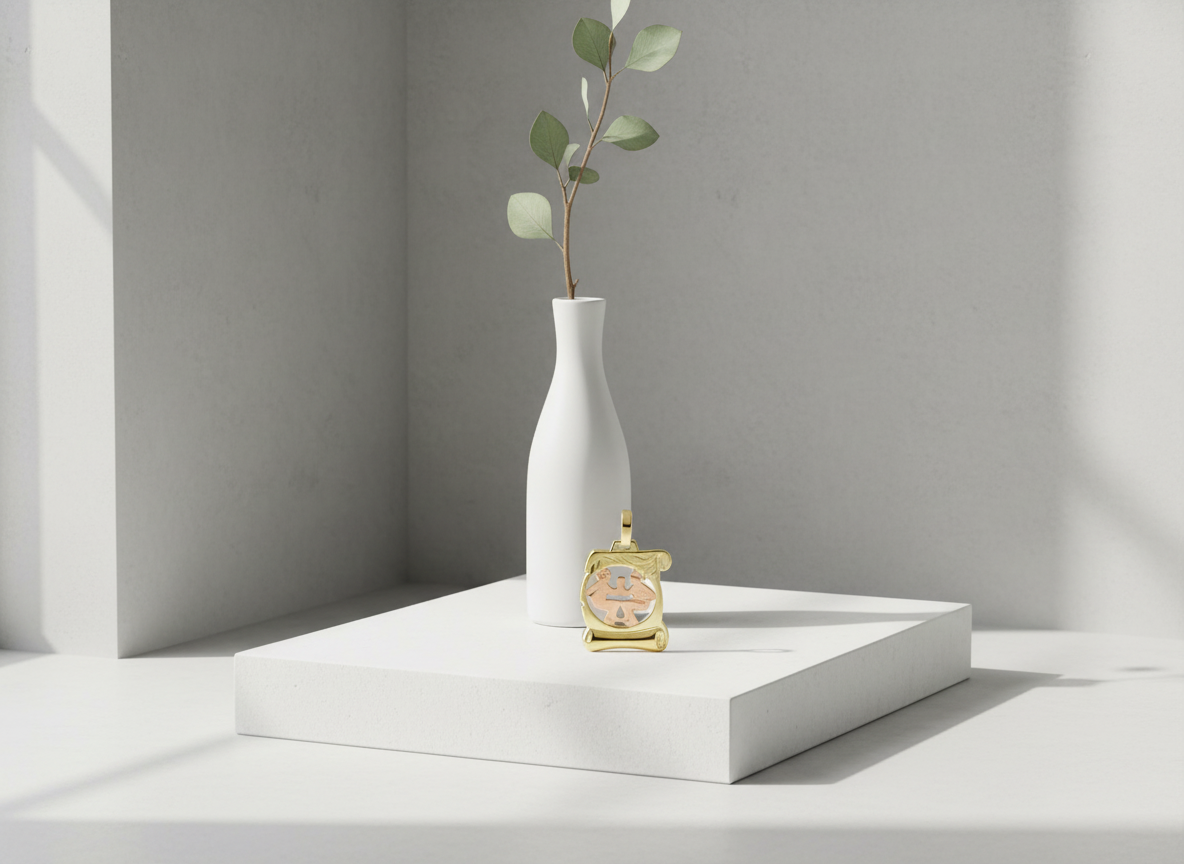 3813 Zlatý přívěsek znamení zvěrokruhu Blíženci 0,85g