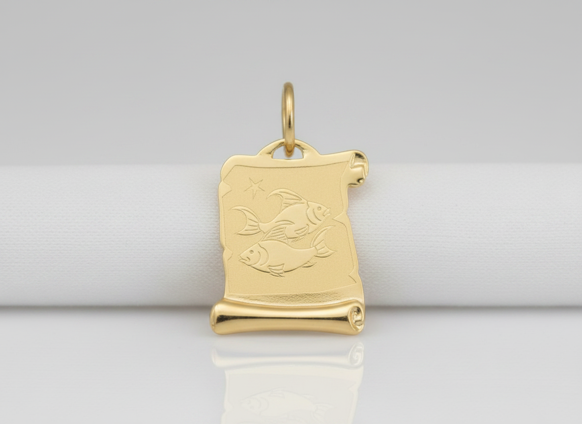 3829 Zlatý přívěsek znamení zvěrokruhu Ryby 0,45g