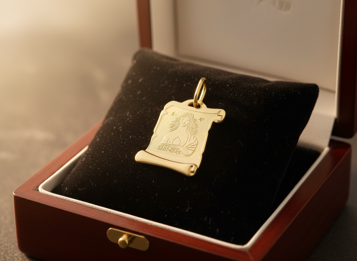 3823 Zlatý přívěsek znamení zvěrokruhu Panna 0,45g