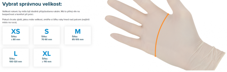 Nitrilové rukavice Mercator NITRYLEX beFree LONG, nepudr., modré,100ks