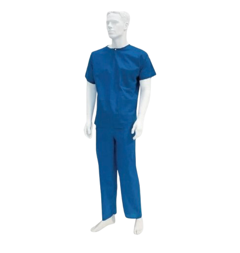 Operační košile s krátkým rukávem, XS-4XL, netkaná, nesterilní (jednorázové)