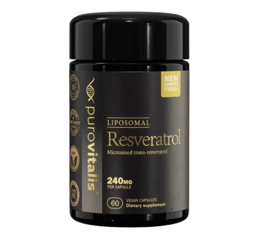 Purovitalis Liposomální Resveratrol 240mg, 60 kapslí