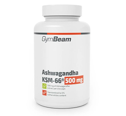 GymBeam Ashwagandha KSM-66 500 mg, 90 kapslí
