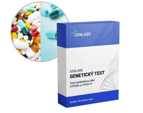 1x Test metabolismu léků (CYP2D6 a CYP2C19)